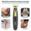 MLG tvättbar uppladdningsbar elektrisk rakapparat Beard Razor Body Trimmer Män Rakning Maskin Hår Face Care Cleaning 220209