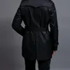 Men039S Trench Coats Medium Long Mens Luxury Solid Color Double Breasted Jackets och Plus Size 6xl British Style Man Will222223584