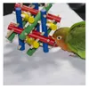 Brinquedo do papagaio para acessórios de bola de pássaros Suprimentos Cockatiel poleiro Budgie parakeet Decoração de gaiola Agapororni Vogel Speelgoed