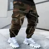 Grands chantiers Cargo pantalon hommes impression lâche confortable mâle Jogging empilé pantalons de survêtement hommes Hip Hop Streetwear S-5xl