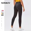 Normov kvinnor sexig bubbla rumpa leggings slips färgämne hög midja sömlös sport fitness push up gym träning 211221