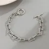 Hohe Qualität U Shape Link Armbänder für Frauen Männer Vintage Handgemachte OT Schnalle Heavy Metal Armreifen Paar Schmuck Geschenk