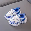 Baby och småbarn vår och höst mode andningsbar casual skor pojkar patchwork sneakers bär resistenta promenader sportskor g1025