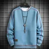 Felpe con cappuccio oversize da uomo Streetwear Hip Hop harajuku Felpe larghe da uomo Top Primavera Autunno Plus Size Pullover con cappuccio da uomo 211217