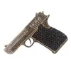 Avondtassen Luxe Gun Bag Voor Vrouwen Diamond Party Portemonnees Dames Bruiloft Bruids Formele Koppeling Mannelijke Banket Pistool Vorm Handtas