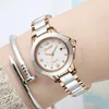 Sunkta Ny Rose Gold Watch Women Quartz Klockor Ladies Toppmärke Lyxig Kvinna Armbandsur Tjej Klocka Kvinna Gåva Zegarek Damski 210310