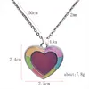 Color Changing Temperature Sensing Necklace Mood Fashion Jewelry Will and Sandy