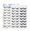 15mm Long Mink Hair False Eyelashes Fluffy Eye Lashes Extensions Mix Packing in 6 Editions by Epacket