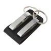 Keychains 83xc Men Leather Belt Loop Keychain Löstagbara klipp Key Ring Holder Jewel Miri2222