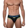 Breathable Cotton Gay Sexy Underpants Men Jockstrap Briefs Striped Fashion Men Bikini Men's lingerie M-XXL