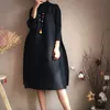 Big Sale Spring and Summer Fashion Casual Loose Women's Dress Elegant Temperament OL Wind 210615