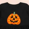 Clothing Sets Autumn 2Pcs Baby Girls Halloween Long Sleeve Bell Bottom Pants Outfits Pumpkin Print Ruffle Tracksuits 1-6Y