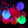 Toys LED Cadeaux éclairés entiers Pro clignotant Mticolorered Glow Poi lancé des boules éclair