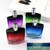 10pcs/lot 30ML Colorful Square Glass Perfume Bottle With Sprayer Refillable Empty Travel Spray Cosmetic Container