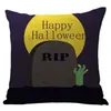 Cuscino per le vacanze domestiche Cande cuscino di Halloween abbracci per cuscinetti in lino moda divano divano cover cuscine