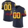 Michigan Wolverines College Football Maglie Donna Brandon Peters Jersey Glasgow Chase Winovich Grant Perry Zach Gentry Cucita personalizzata