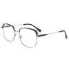 Moda Okulary Okulary Ramki Natuweco Metal Optyczny Wysokiej Jakości Unisex Square Duża Rama Oversized Okulary Receptę Myopia Hyperopia Eye