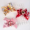 New Christmas Tree Snowman Large Hair Bows with Clips Xmas Gifts for Women Girls Kids Hair Accessories