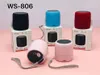 WS-806 Drahtloser Bluetooth-Lautsprecher für den Außenbereich, tragbar, Mini-tragbar, Karte, Zuhause, kleines Audio