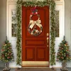 Рождественские светодиодные гирлянды орнамент кулон снеговика формы висит венок домашняя вечеринка украшения дверь стена рождественская елка украшения 201017