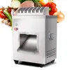 2021 Aço inoxidável de carne de carne comercial totalmente automático 2200W Shred Slicer Dicing Máquina Elétrica Cortador de Cortador