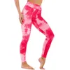 Leggings Women Tie Dye Anti Cellulite Push Up High Waist Fitness Work Out Sexy Workout Sportkläder Streetwear Home 211204