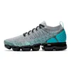 Vapormax 3.0 Air Flyknit Laufschuhe Triple Schwarz Weiß Zebra Blau Fury South Beach Gunsmoke Volt Herren Damen Trainer Outdoor Sports Sneakers