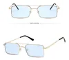 Marken Design Frauen Anti-reflektierende Spiegel Sonnenbrille Mode Metall Quadratische Gläser Klassische Männer aus Tür Sonnenbrille UV400