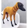 Hondenkleding Whippet Italiaanse windhondkleding Lichtgewicht jumpsuit voor middelgrote grote grote honden Huisdier Onesies Pyjama's Herder PJS Shir275h