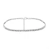 KMVEXO Simple Design Crystal Beads Choker Ketting Vrouwen Verklaring Ketting Sparkly Rhinestone Chocker Bruiloft Sieraden 2019 G1213