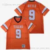 Film GEORGE # 9 KITTLE ORANGE HIGH SCHOOL Jersey Rouge Blanc Personnalisé DIY Conception Cousu Collège Football Maillots