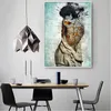 Abstract Poster Girl Fire Canvas Painting Wall Art Pictures For Living Room Decoration Modern Home Decor Cuadros Broken Body