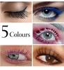 Fit Colors Färgglada 2 i 1 4D Silkfiber Lash Mascara Vattentät Volym Dubbel Längda Curling Eye Mascara Makeup