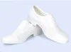 Grande taille Performance chaussures en cuir blanc hommes trois chaussures militaires conjointes hommes chaussures en maille de mariage Oxfords solides résistant à l'usure