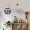 Orologi da parete American Retro Bicycle Nostalgic Coffee Shop Decorazione domestica creativa Orologio Bar Shabby Chic Design moderno 3DBG22