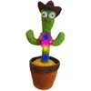 Dança cactus vioce cantando interativo 120 músicas luzes brilho brinquedo de pelúcia eletrônico vaso educação precoce brinquedos para crianças 261362845