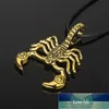 Hip Hop Punk Men Necklaces Scorpion King Rope Clavicle Long Chain Charm Pendant Necklace Party Gifts Gold/Silver Plated Jewelry Factory price expert design Quality