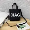 neue tragbare einzelne Schultertasche Canvas-Tasche große Kapazität Messenger Shopping Purses301g