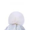 Hotsale İnanılmaz Bronzlaşma Kafatası Caps Böceği Renk Sıcak Şapka Serin Parlayan Pom-Pom Beanie Moda Erkekler ve Kadınlar için Özel Tasarım