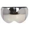 العالمي يندبروف 3-Snap Front Flip Up Visor Wind Shield Lens للنظارات الشمسية خوذة دراجة نارية