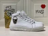 Scarpe firmate Moda Scarpe di lusso Uomo Piattaforma con lacci in pelle Sneakers con suola oversize Scarpe casual Taglia 38-45 mkj0002