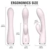 Nxy Sex Vibratori g Spot Coniglio Stimolazione del clitoride Dildo impermeabile Giocattoli per le donne Stimolatore del clitoride 9 Vibrazione Doppio motore 1209