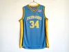 Homens Farragut Kevin Garnett High School Basketball Jersey 34 cor azul de cor respirável camisa para os fãs de esporte Top Universidade de algodão puro / alta qualidade à venda