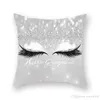 40styles rzęs Poszewka na Poszewka Mody Eye Car Pillow Cover 18x18 Poszewka na Poszewka Hotel Peach Sofa Sofa Poduszka Dekoracja Home Decoration XVT0598