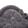 Forme de coeur doux chat confortable lit pour animaux de compagnie pour grand petit chiot chien mignon chaud coussin litière nid panier chenil chaton maison accessoires 2101006