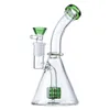 Douchekop Waterpijp Bent Type Stijl Bongs Waterpijp met Glazen Kom DAB Rigs Olierhaak Hookah Roken Pijpen 14mm Vrouwelijke Joint LXMD21402