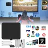 4K Digital HDTV Aerial Indoor Amplified Antenna 1280 Miles Range HD1080P Signal Receiver Freeview TV For Local Channel Broadcast