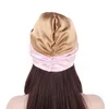 Ny stil Bowknot Double Silk Silke Elastisk Badning Söm Satin Salong Bäddsugare Lämplig för Night Hair Hat Natural Curly Hair Women Headebear