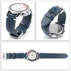 Bracelets de montre en cuir véritable de haute qualité 18mm 20mm 22mm noir marron café bleu bandes de montre à dégagement rapide remplacement H0915