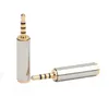 Connectors Gold 2.5 mm Male to 3.5 mm Female audio Stereo Adapter Plug Converter Headphone jack